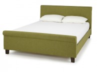 Serene Hazel 6ft Super Kingsize Olive Fabric Bed Frame Thumbnail