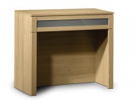 Julian Bowen Strada Light Oak And Smoked Gloss Dressing Table Thumbnail