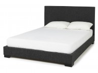 Serene Emily 4ft6 Double Graphite Fabric Bed Frame Thumbnail