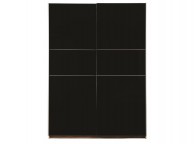 Sweet Dreams Gloss Black Sliding Door Wardrobe Thumbnail