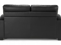 Serene Turin Black Faux Leather Sofa Bed Thumbnail