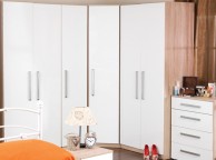 Sweet Dreams Gloss White 3 Door Wardrobe Thumbnail