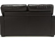 Serene Naples Brown Faux Leather Sofa Bed Thumbnail