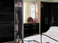 Sweet Dreams Gloss Black 4 Drawer Bedside Thumbnail