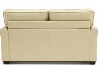 Serene Naples Cream Faux Leather Sofa Bed Thumbnail