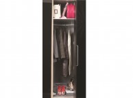 Sweet Dreams Gloss Black Corner Wardrobe Thumbnail