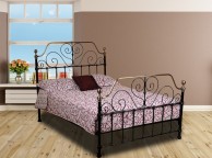 Sweet Dreams Kai 4ft6 Double Black Metal Bed Frame Thumbnail