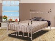 Sweet Dreams Kimberley 4ft6 Double Cream Metal Bed Frame Thumbnail