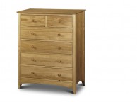 Julian Bowen Kendal Pine 4 + 2 Drawer Chest Thumbnail