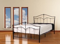 Sweet Dreams Handel 4ft6 Double Black Metal Bed Frame Thumbnail