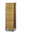 Julian Bowen Kendal Pine 7 Drawer Narrow Chest Thumbnail