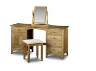 Julian Bowen Kendal Pine Twin Pedestal Dressing Table Thumbnail