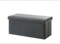 Serene Pisa Brown Faux Leather Blanket Box Thumbnail
