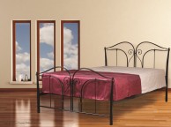 Sweet Dreams Elgar 4ft6 Double Black Metal Bed Frame Thumbnail