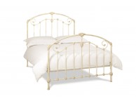 Bentley Designs Lauren 4ft6 Double Ivory Metal Bed Frame Thumbnail