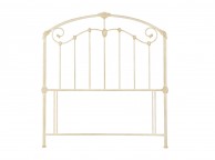Bentley Designs Lauren 4ft6 Double Ivory Metal Headboard Thumbnail