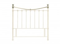 Bentley Designs Amelie 5ft Kingsize White Metal Headboard Thumbnail