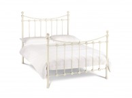 Bentley Designs Alice 4ft6 Double White Metal Bed Frame Thumbnail