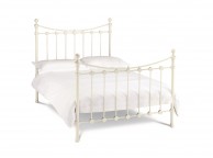 Bentley Designs Alice 4ft6 Double White Metal Bed Frame Thumbnail