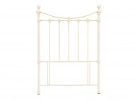 Bentley Designs Alice 3ft Single White Metal Headboard Thumbnail