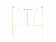 Bentley Designs Alice 4ft6 Double White Metal Headboard Thumbnail