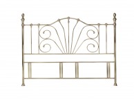 Bentley Rebecca 6ft Super Kingsize Brass Metal Headboard Thumbnail