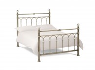 Bentley Designs Krystal 5ft Kingsize Antique Brass Finish Metal Bed Frame Thumbnail