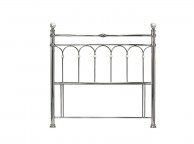 Bentley Designs Krystal 5ft Kingsize Shiny Nickel Metal Headboard Thumbnail