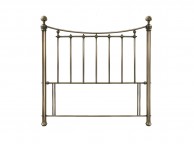 Bentley Designs Isabelle 4ft6 Double Brass Metal Headboard Thumbnail