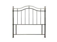 Bentley Designs Chloe 5ft Kingsize Black Nickel Metal Headboard Thumbnail