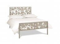 Bentley Designs Floral 4ft6 Double Nickel Metal Bed Frame Thumbnail