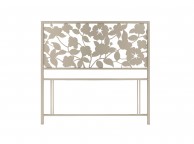 Bentley Designs Floral 4ft6 Double Nickel Metal Headboard Thumbnail