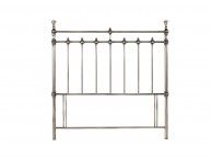 Bentley Designs Clara 4ft6 Double Nickel Metal Headboard Thumbnail