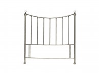Bentley Designs Hana 4ft6 Double Nickel Metal Headboard Thumbnail