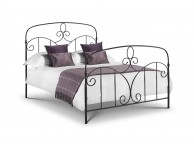 Julian Bowen Corsica 4ft6 Double Black Metal Bed Frame Thumbnail