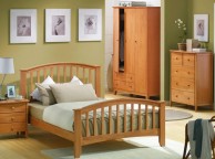Joseph Elle 4ft Small Double Wooden Bed Frame Thumbnail