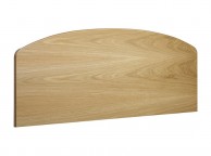 New Design Baron 4ft Small Double Oak Finish Wooden Headboard Thumbnail