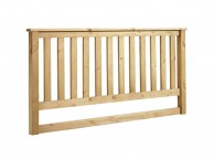 New Design Count 3ft Single Waxed Oak Finish Wooden Headboard Thumbnail