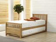 Airsprung Oakrest Wooden Oak Finish Guest Bed Thumbnail