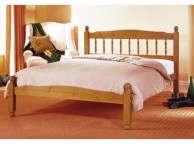 Airsprung Vancouver 2ft6 Small Single Cinnamon Wooden Bed Frame Thumbnail