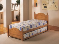 Airsprung Columbia 2ft6 Small Single Wooden Guest Bed Thumbnail