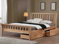 Flintshire Padeswood 4ft6 Double Oak Finish Bed Thumbnail