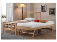 Flintshire Pentre 3ft Single Oak Finish Guest Bed Thumbnail
