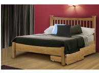 Flintshire Aston 6ft Super Kingsize Oak Bed Thumbnail