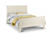 Julian Bowen La Rochelle Stone White 4ft6 Double Wooden Bed Thumbnail