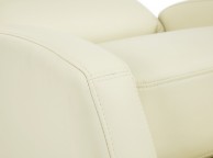 Serene Tromso Cream Faux Leather Recliner Chair Thumbnail