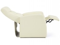 Serene Tromso Cream Faux Leather Recliner Chair Thumbnail