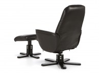 Serene Bergen Brown Faux Leather Recliner Chair Thumbnail