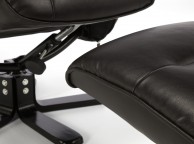 Serene Bergen Brown Faux Leather Recliner Chair Thumbnail