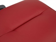 Serene Bergen Red Faux Leather Recliner Chair Thumbnail